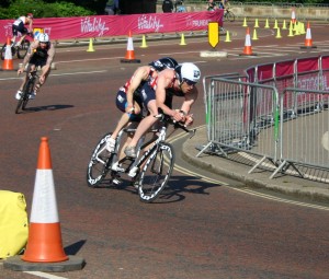 May - Matt and I giving it full beans at the London Paratri around Hyde Park