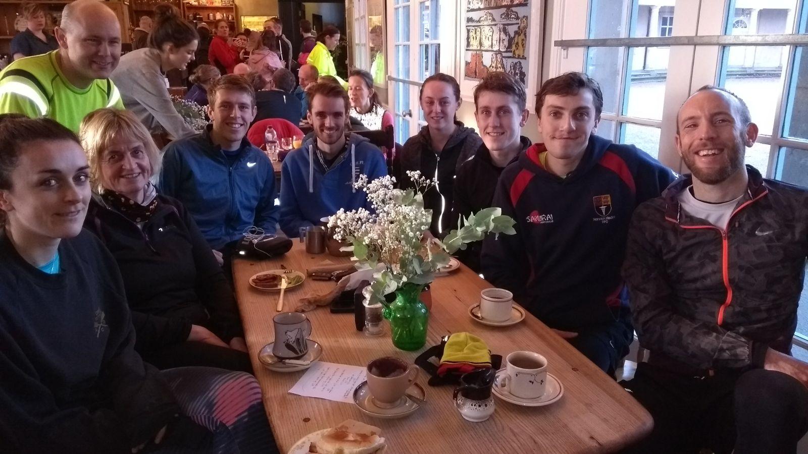 First team gathering at Eaton Parkrun, Norwich